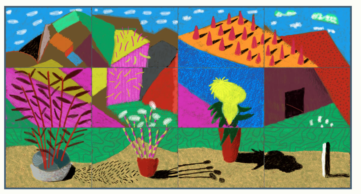 David Hockney: 20 Flowers and Some Bigger Pictures | Solo Show | Artfacts