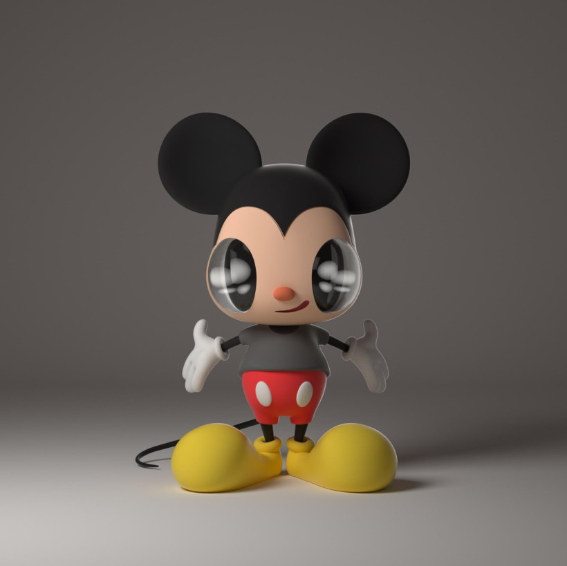 Mickey Mouse Now and Futureソフビ